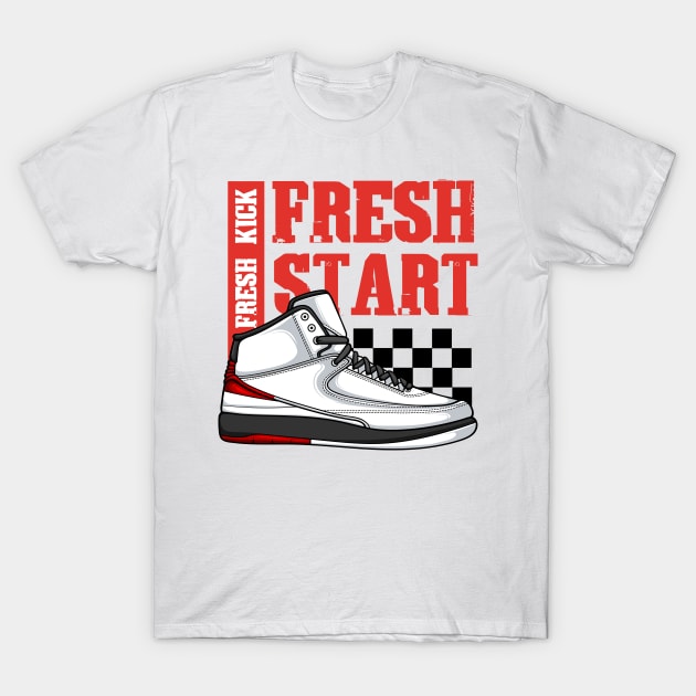 AJ 2 Retro Sneaker T-Shirt by milatees